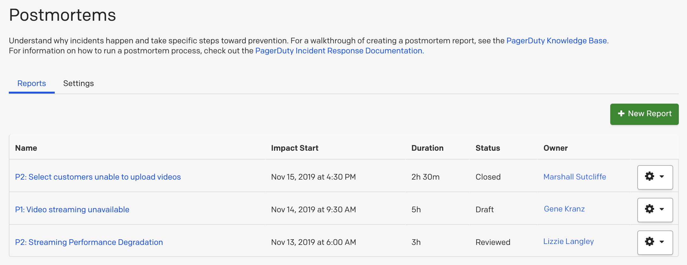 Create a New Report Option 2